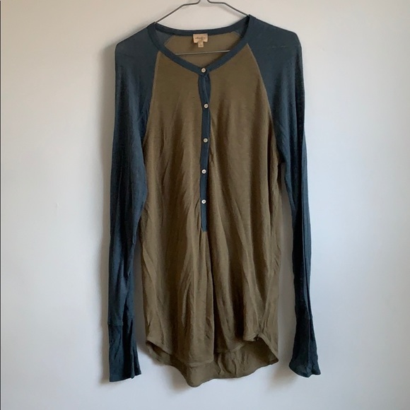 Wilfred Tops - Aritzia Wilfred free sheer viscose/wool blend sz s